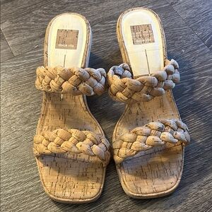 Dolce Vita Cork Braided Sandals